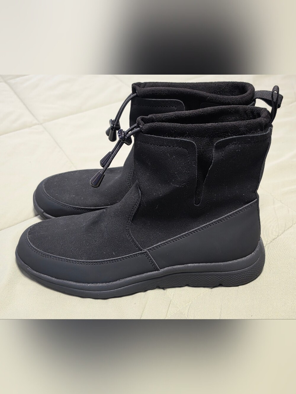 Jambu Women's Black Winter Rain Ankle Boots 8